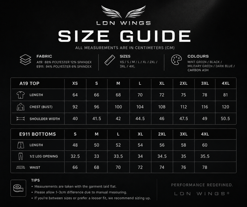 LDN WINGS Black Set