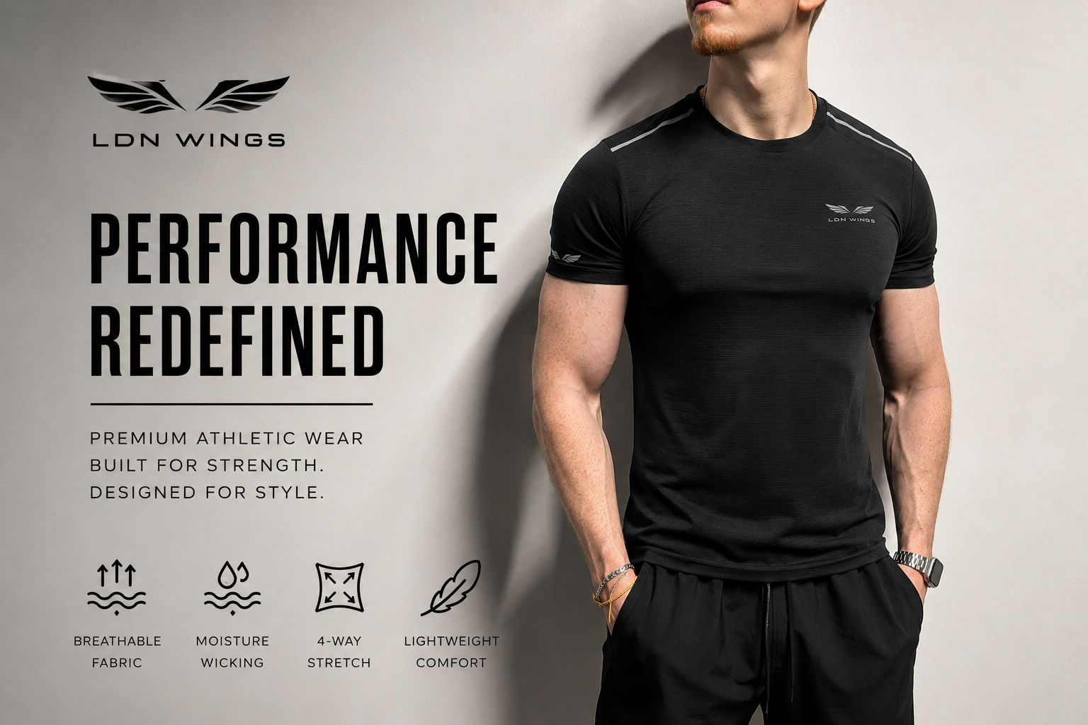 LDN WINGS Black Set